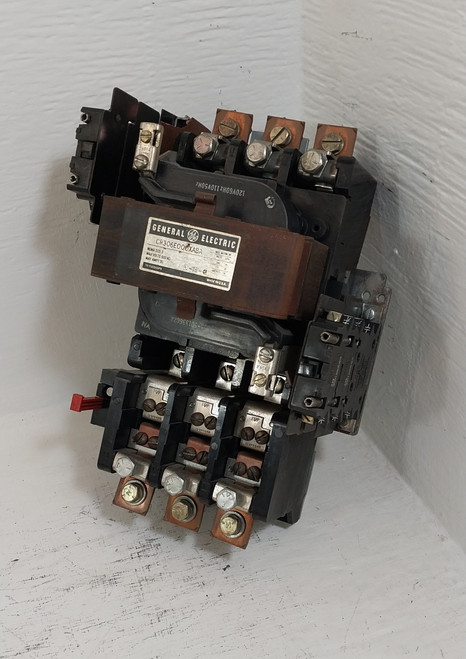 GE CR306E000XABA Size 3 Motor Starter 90A 600V 120V Coil 50HP Sz3 90 Amp CR306E0 (DW1018-43)