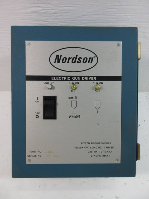 Nordson 101084D Electric Gun Driver 115/230 Vac 50/60Hz 1 Phase 2A 230W (TK4485-3)