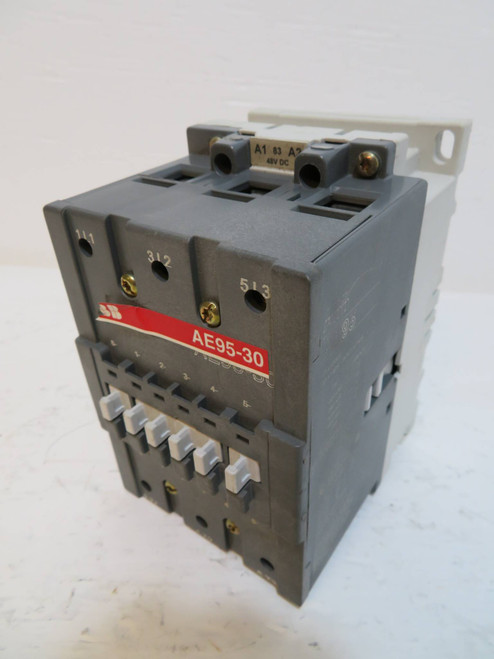 ABB AE95-30 Contactor 600V 145 Amp 75 HP 48VDC Coil AE19530 160A 24 V 30 HP (NP2222-13)