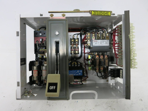 Siemens Tiastar Furnas System 89 Size 1 Starter 30 Amp Fused 12" MCC Bucket Sz1 (TK4633-61)