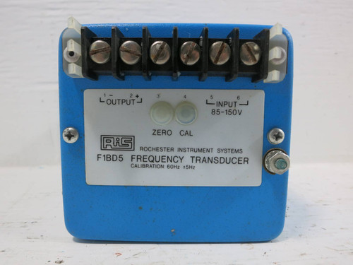 Rochester Instrument Systems RiS F1BD5 Frequency Transducer Blue 85-150V Input (TK4688-1)