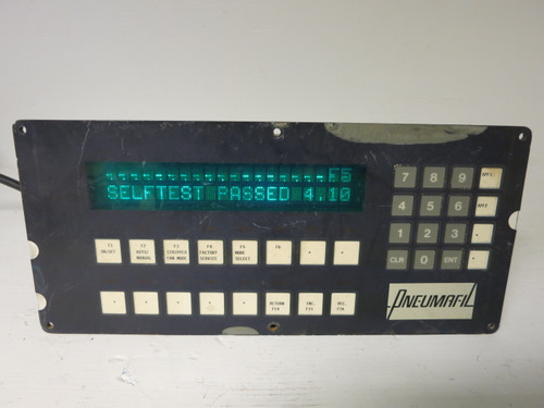 Pneumafil 3044 Display Control Panel Operator Interface Rev N V4.10 3205-522 (DW1386-3)