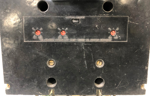 Westinghouse PC31000 1000A AB De-Ion PC Circuit Breaker w 1000 Amp Trip 480/600V (EM3361-1)