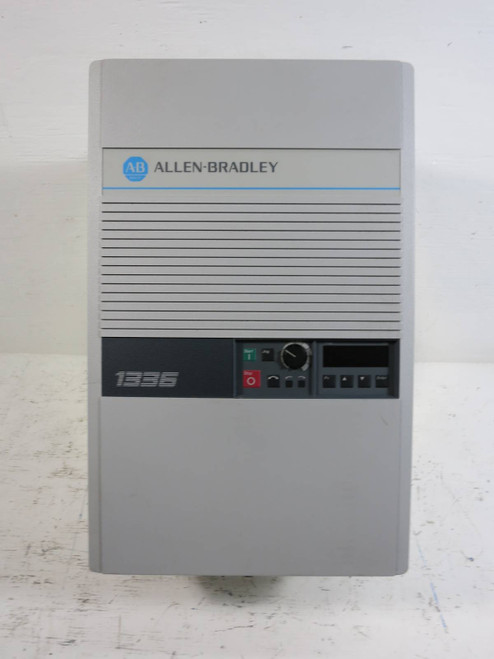 Allen Bradley 1336-B005-EAD-FA2-L3 5 HP 1336 AC VS Drive AB 5HP 7.6kVA 460V 9.6A (TK4793-1)