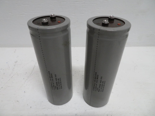 Lot of 2 Cornell Dubilier 12-791985-00 Capacitor 12000 uF 350 W VDC 400 VDC Gray (NP2285-21)