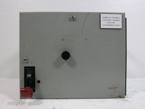 GE 8000 Size 1 Starter 30 Amp Fusible 12" FVNR MCC Bucket 7700 CR306C0**ACET (TK4955-1)