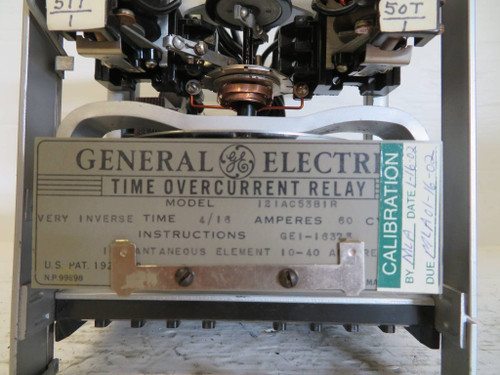General Electric 12IAC53B1R Time Overcurrent Relay IAC 53BB1R GE 60Hz (NP2338-2)