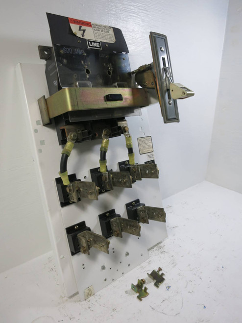 Siemens Tiastar Furnas 89 600 Amp Main Fusible Feeder MCC MCCB Bucket 600A Fused (TK4973-1)