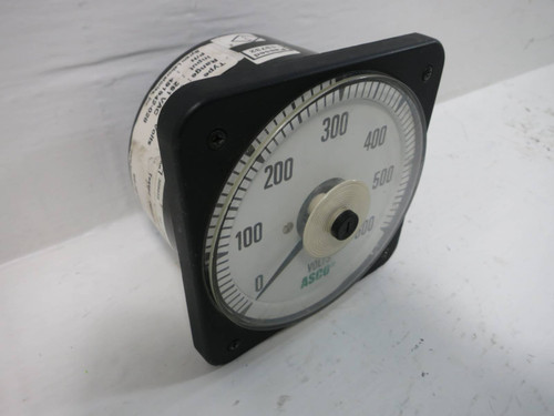 Asco 491942-028 BLS-077 0/600 AC Volts Meter 261 VAC (TK5080-3)