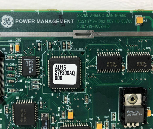 GE Multilin 1219-1002-H6 SR760 Analog Main Board Relay Rev. H6 1719-1002 (EM3602-1)