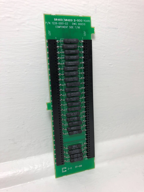 GE Multilin 1228-0001-D3 Z-800 Board SR469 / SR489 DWG 806510 General Electric (EM3615-4)