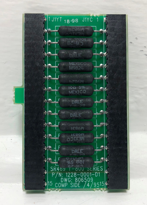 GE Multilin 1228-0001-D1 Y-800 Series Board SR469 DWG 806509 D1 General Electric (EM3618-2)