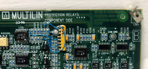 GE Multilin 1219-0012-G1 SR760 A-Com Board Relay Rev. G1 1719-0002 12190012G1 (EM3634-1)