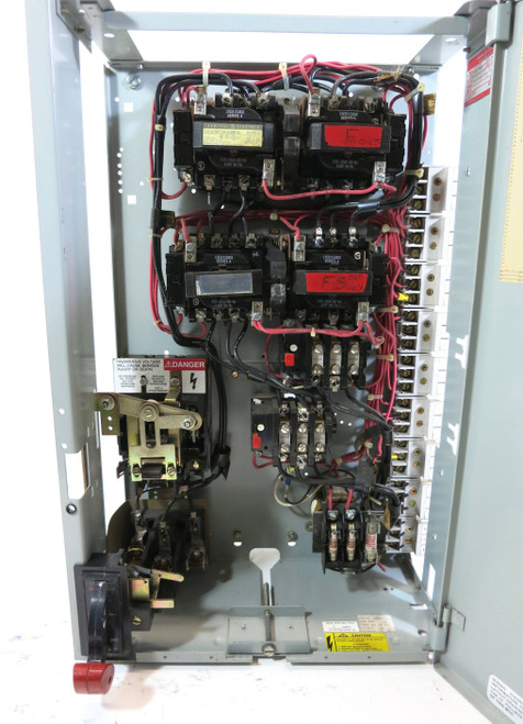 GE 8000 Two Speed Reversing Size 1 Starter 30 Amp Fusible 24" MCC Bucket 30A 2 (DW2039-1)