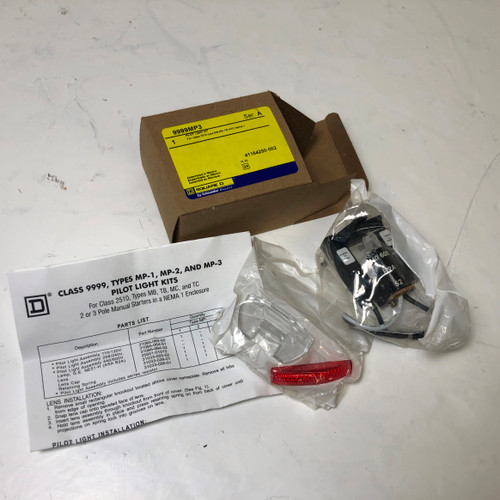 New Square D 9999MP3 Pilot Light Kit For Class 2510 Type MB TB MC TC MP NIB (EM3917-3) New Square D 9999MP3 Pilot Light Kit For Class 2510 Type MB TB MC TC MP NIB (EM3917-3)