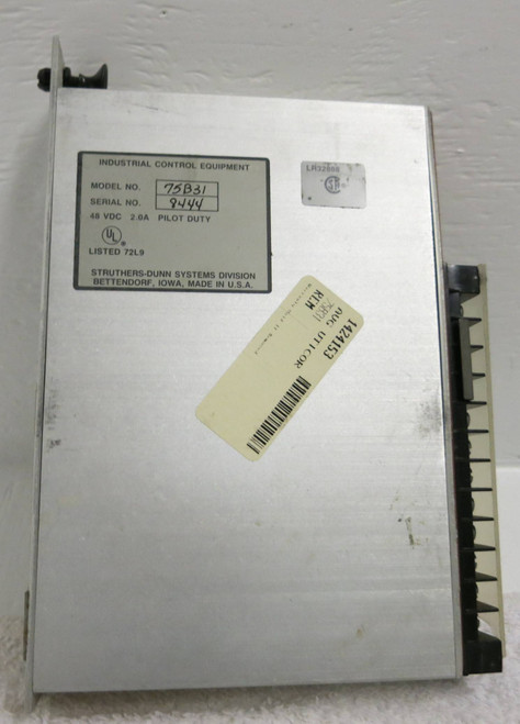 Industrial Control Equipment 75B31 48 VDC Output Module PLC Uticor Rev E2 Red (GA0133-1)