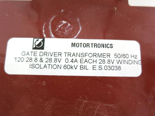 Motortronics MVC3 Gate Drive Transformer 120:28.8 + 28.8V Driver MVC-3 (DW2198-2)