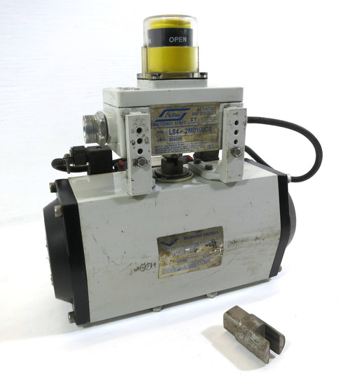 Milwaukee Controls MC22S4-DLS Pneumatic Valve Actuator 150 PSI LS4-2M0190CS (DW2380-3)