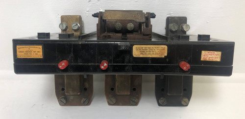 CH Westinghouse 1000A PA31000T AB De-Ion Trip Unit w/ Bolts 3P PA Frame 1000 Amp (EM4045-1)