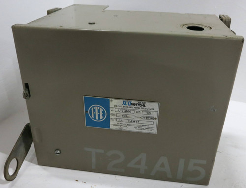 ITE/Gould U1C4100 100A 600V 3PH 4W Breaker XL-U Plug Busplug UIC4100 (GA0331-5)