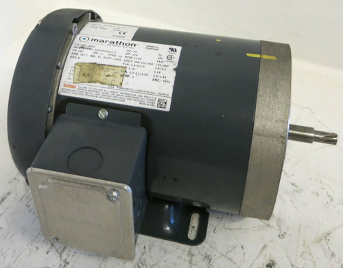Marathon General Purpose Motor 0.75HP G582 1725 RPM  Frame 56C Encl TEFC TS (GA0346-1)