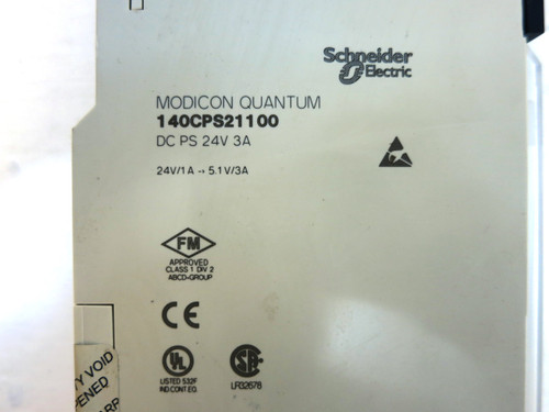 Modicon 140CPS21100 Power Supply 24VDC TSX Quantum PLC AEG Schneider 140CPS (DW2540-1)