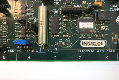 Emerson 417461G1 Rev 7 Main Control Board PCB PLC Network Power 417461G-1 (DW3262-2)
