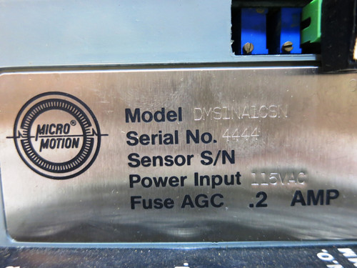 Micro Motion DMS1NA1CSN Density Monitoring System PLC Control MicroMotion DMS (DW3314-1)