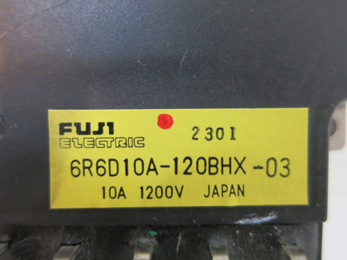 Fuji 6R6D10A-120BHX-03 10A 1200V IGBT Power Module 10 Amp 6R6D10A120BHX03 (DW3421-1)