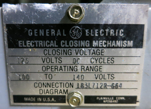 GE AKR-7D-50 1600A Air Breaker TA9VT20MA1 Trip 1600 Amp MicroVersaTrip LS EO (GA0663-1)