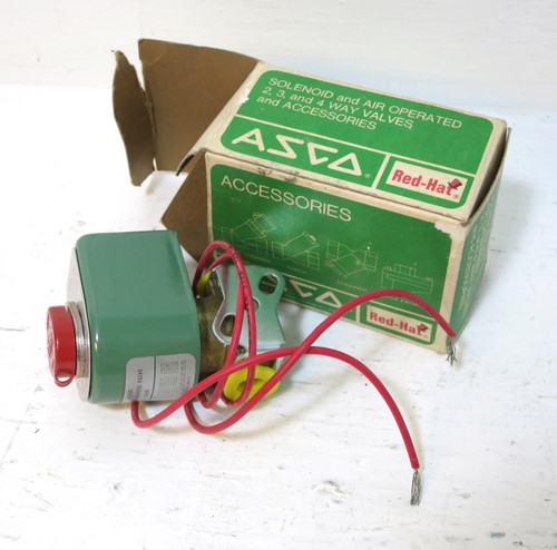 NEW Asco Red-Hat FT8262A265 Valve 0.25" Pipe 1/4 120V 8262A265 30PSI 0.5W (DW3462-1)