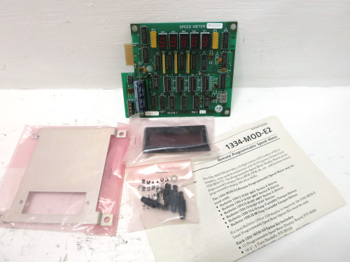 NEW Allen Bradley 50381 Rev 05 Drive Speed Meter Board PLC 1334-MOD-E2 Display (DW3474-1)