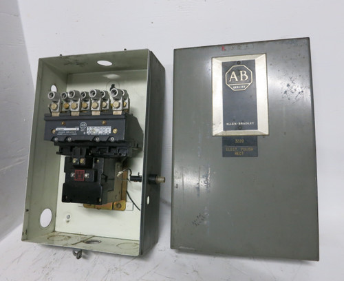 Allen Bradley 702-DOD94 Enclosed Size 3 AC Motor Contactor Ser K 120V Coil 4P (GA0669-2)