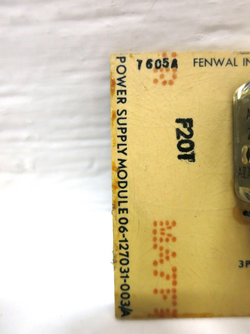 Fenwal 06-127031-003 Power Supply Module Card PLC Board 06127031003 (DW3504-15)