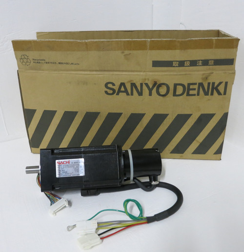 New Sanyo Denki P50B07050DCRSJ Nachi AC Servo Motor 0.475 kW 3000-RPM NIB (GA0692-86)