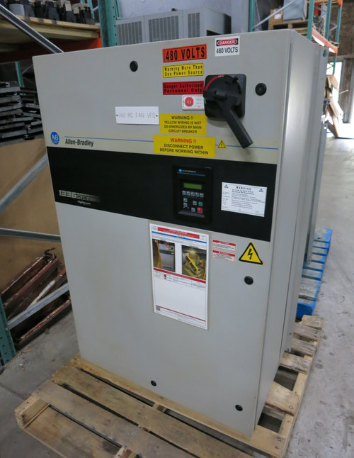 Allen Bradley 1336F-BX040-AX-EN-L6 40 HP 1336 Plus II Enclosed AC VS Drive 480V (DW3621-1)