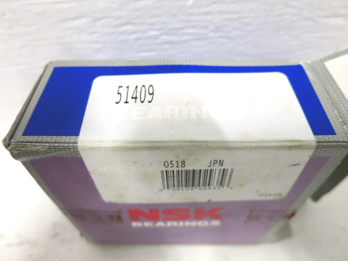 NEW NSK 51409 Spherical Roller Thrust Ball Bearing Japan Single Direction (DW3671-1)