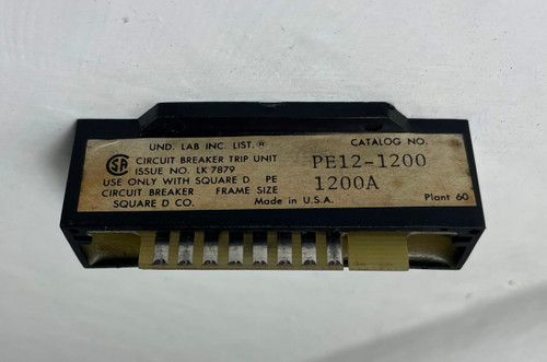 Square D PE12-1200 1200A Rating Plug Trip Unit PE Frame Breaker PEF PAF 1200 Amp (EM4279-1)