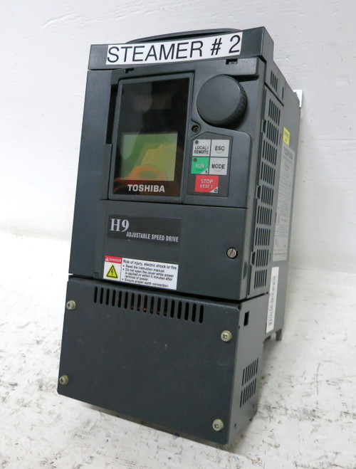 Toshiba VT130H9U4080 7.5 HP VT 130 H9 Transistor Inverter AC VS Drive 7.5HP 480 (DW3824-2)