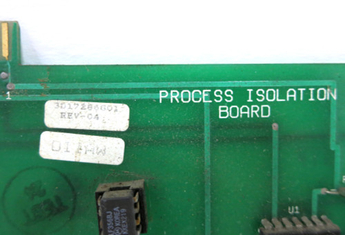 Westinghouse 3D17286G01 Process Isolation Board PLC ETDSC89039 Rev 04 Accutrol (DW3885-1)
