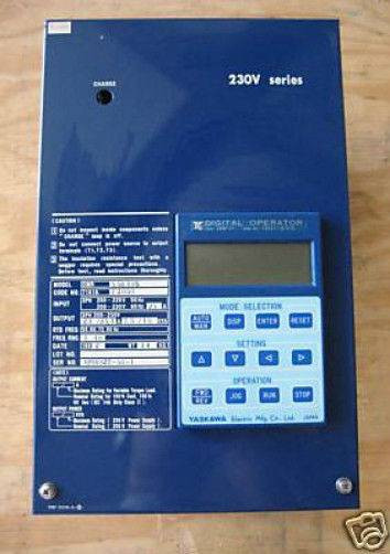 Yaskawa CIMR-5.5B.E05 7.5 HP 230V Series AC Drive CIMR5.5B.E0 7.5HP VFD (EBI5361-3)