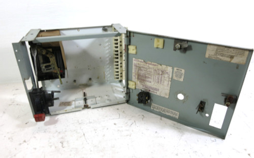 GE 8000 70A Breaker Feeder 12" MCC Bucket 70 Amp TED134070 General Electric (DW3997-1)