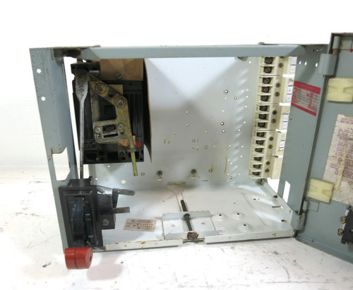 GE 8000 70A Breaker Feeder 12" MCC Bucket 70 Amp TED134070 General Electric (DW3997-1)