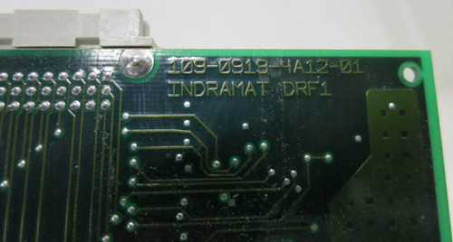 Indramat Interface Board 109-0919-4A12-01 Rexroth 10909194A1201  4A12 PLC DRF1 (GA0923-3)