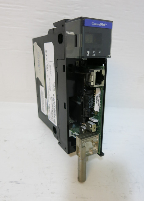 Allen Bradley 1756-CNBR Ser D Rev L01 FW 5.38.40 Control Net Com Bridge PLC (GA0955-1)