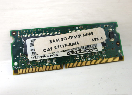 Allen Bradley 2711P-RR64 Ser A RAM SO-DIMM 64 MB Memory Card PanelView Board (DW4377-1)