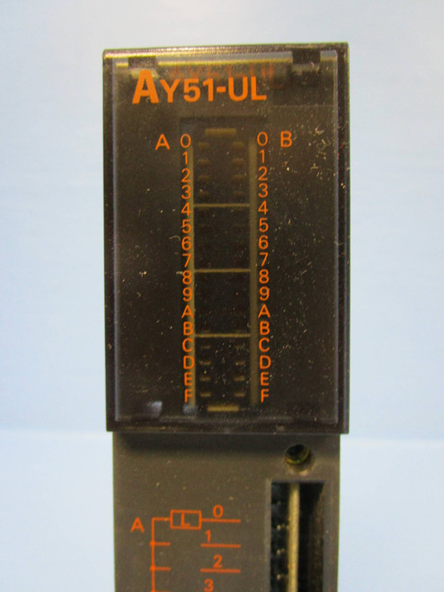 Mitsubishi AY51-UL Output Module Melsec PLC Triac AY51UL (EBI2836-1)