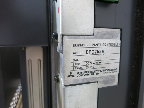Mitsubishi EPC752H HMI Panel Display Controller with EP75EX-P2 Extension Unit (DW4540-1)