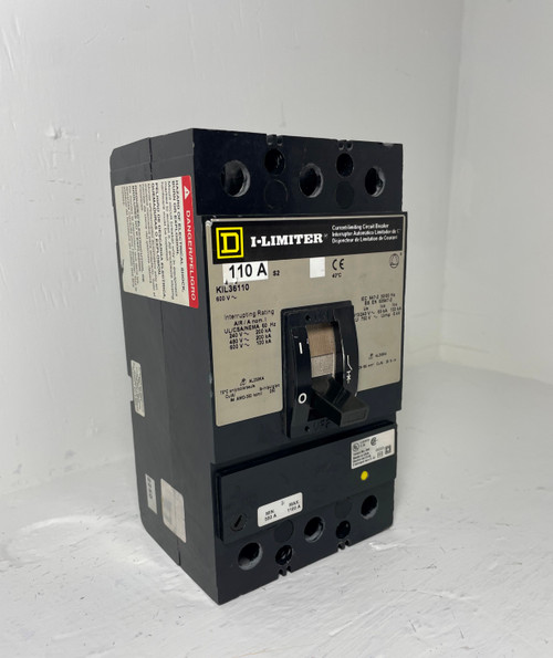 Square D KIL36110 110A I-Limiter Circuit Breaker 480/600V 3 Pole 110 Amp (EM4484-1) Square D KIL36110 110A I-Limiter Circuit Breaker 480/600V 3 Pole 110 Amp (EM4484-1)