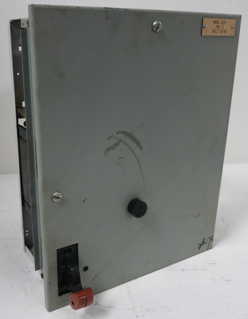 GE 8000 15 Amp TEC36015 Breaker Size 1 CR206C000MYA Starter 18" MCC Bucket 15A (BJ0083-1)